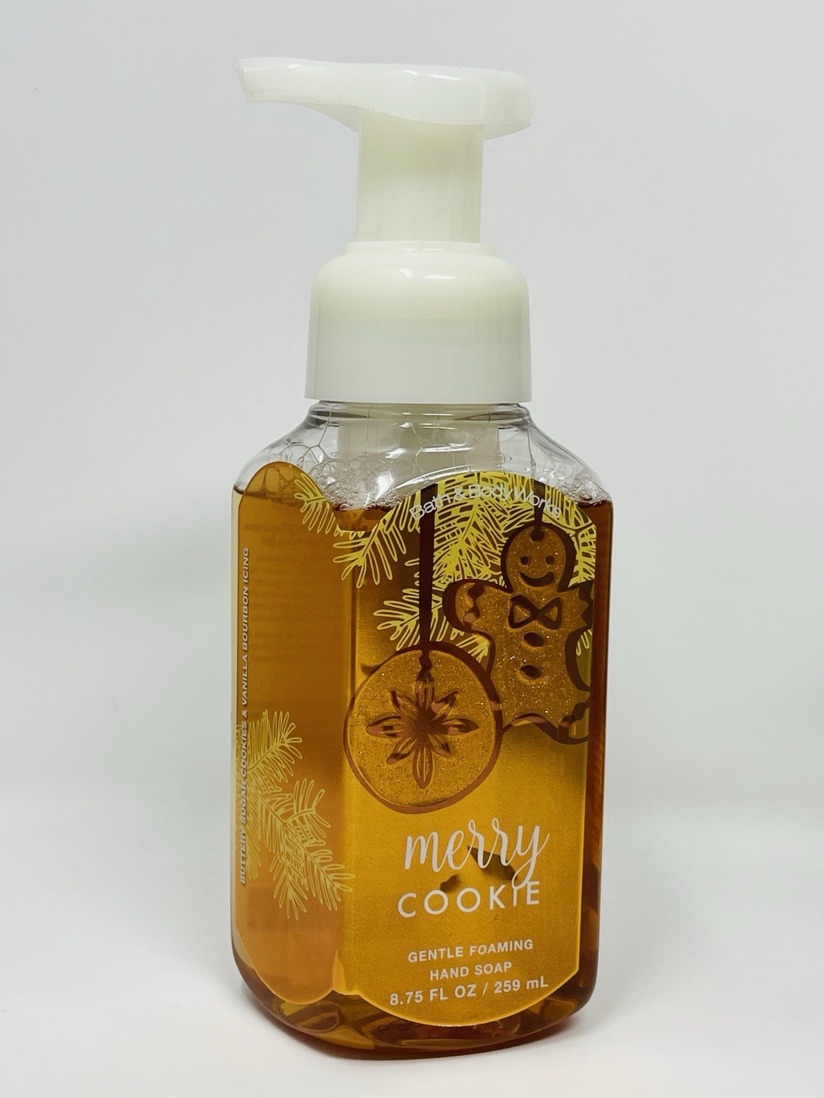 1 BATH & BODY WORKS Merry Cookie GENTLE CLEAN FOAMING HAND SOAP NEW