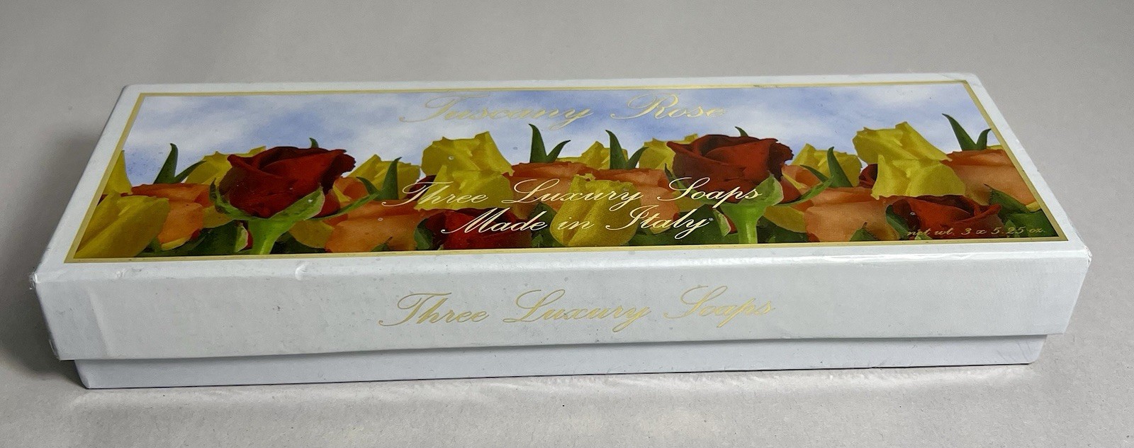 Tuscany Rose Saponificio Artigianale Florentino Scented Soap 3 Bars In Box Italy
