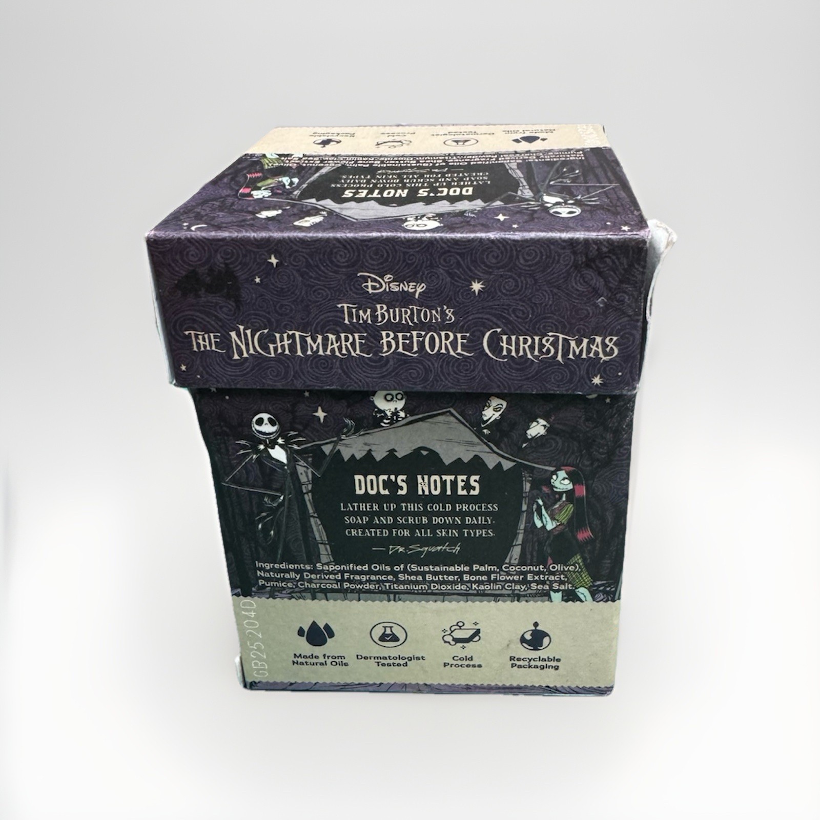 Lot of 4 Dr Squatch Skellington’s Suds Soap Disney Nightmare Christmas