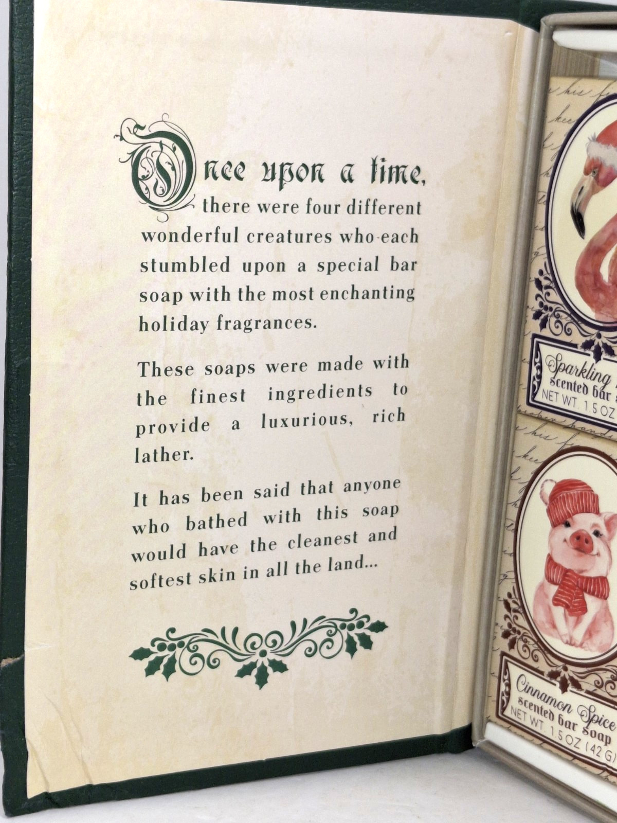 “Once Upon A Time” Set Of 4 Luxurious Bar Soaps In Gift Box Made In The USA
