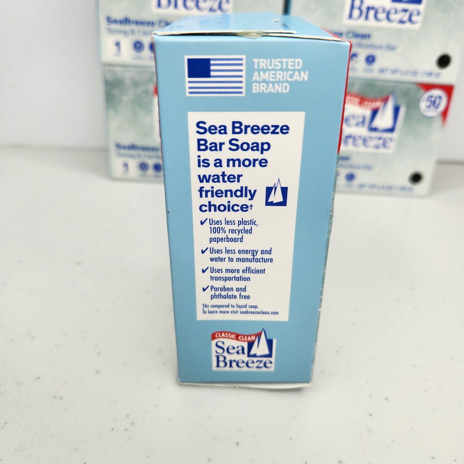 8 Sea Breeze Classic Clean SeaBreeze Clean Toning Clarifying Moisture Bar 6.5oz