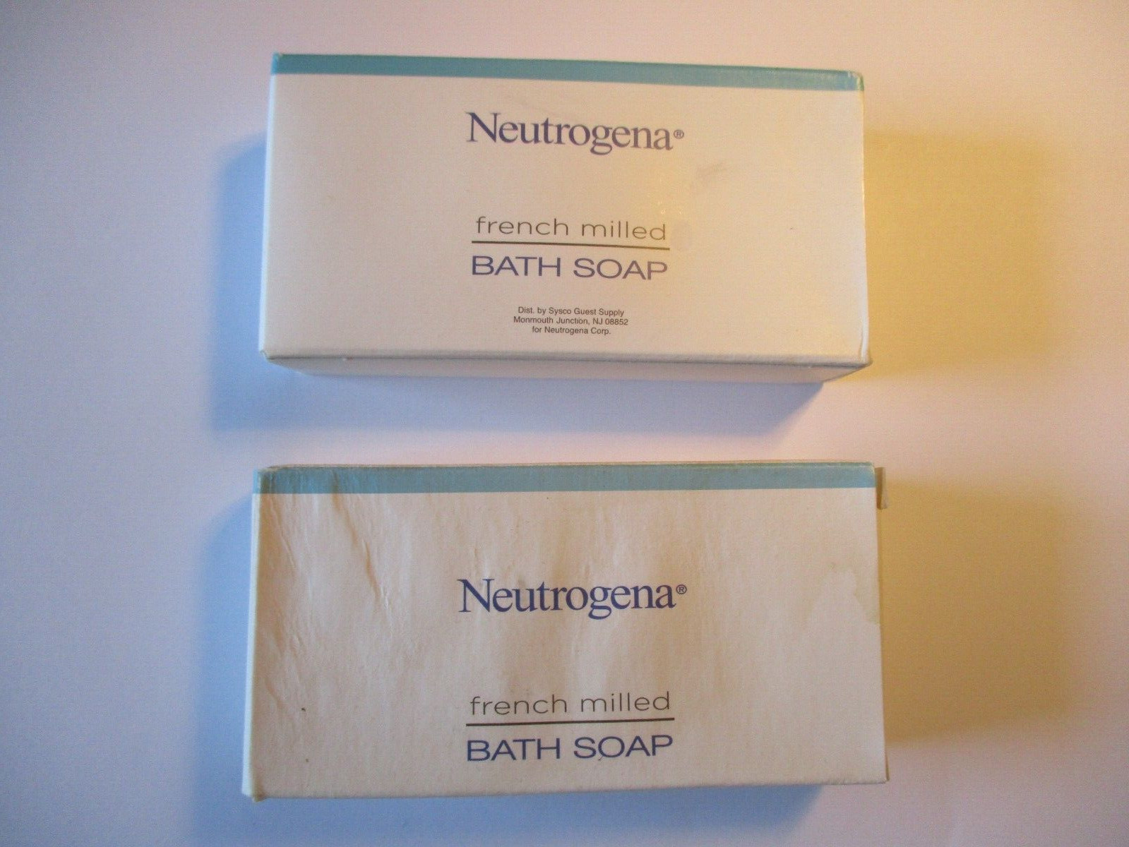 Two Bars Neutrogena French Milled Bath Soap 1.2 Oz. Each New in Box Unused