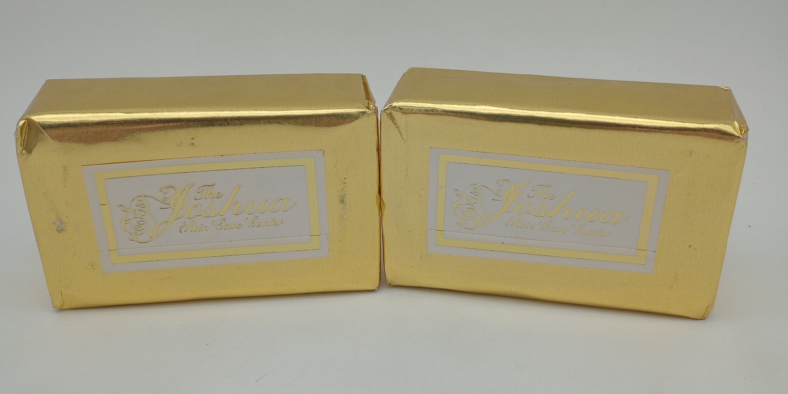 The Joshua Skin Care Center – 2 Bars of Gold Soap – Skin Care Bathing Bar Beauty