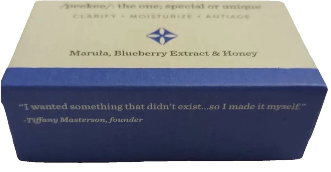 Drunk Elephant NIB Pekee Bar Marula Blueberry Ext Honey Clarify Moisture AntiAge