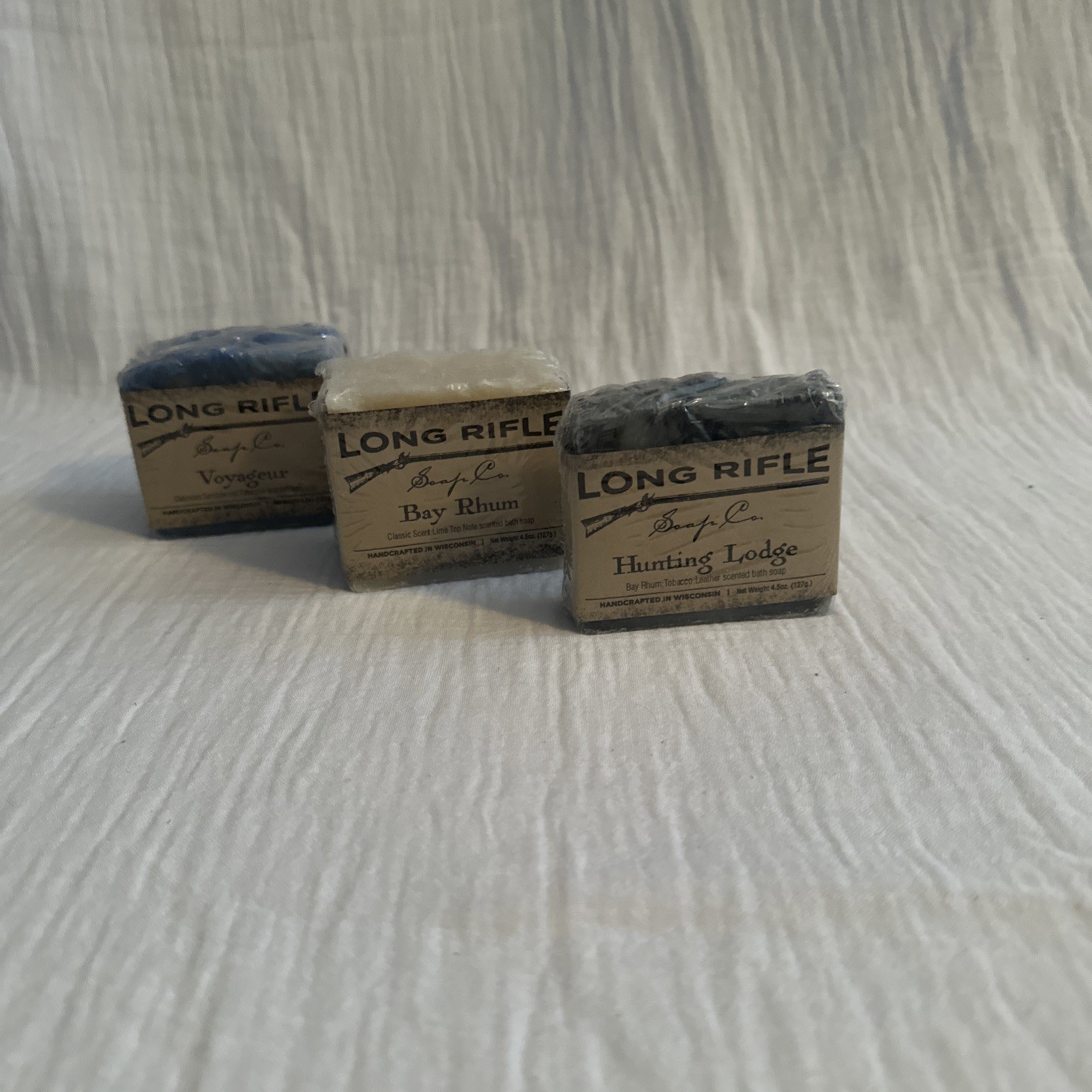 NEW Bath Soap Unopened Fancy masculine 5 Bars assort scents