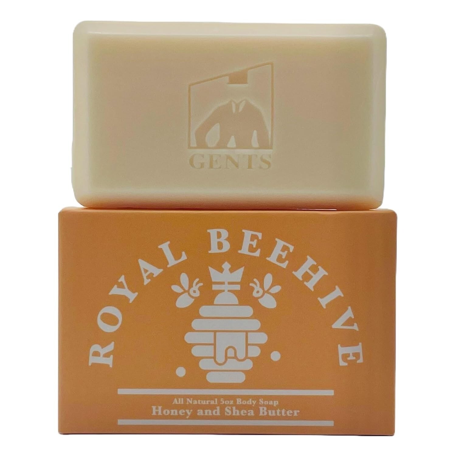 Gents Moisturizing Bar Soap for Men Bath and Shower (Royal Beehive Pack of 1)