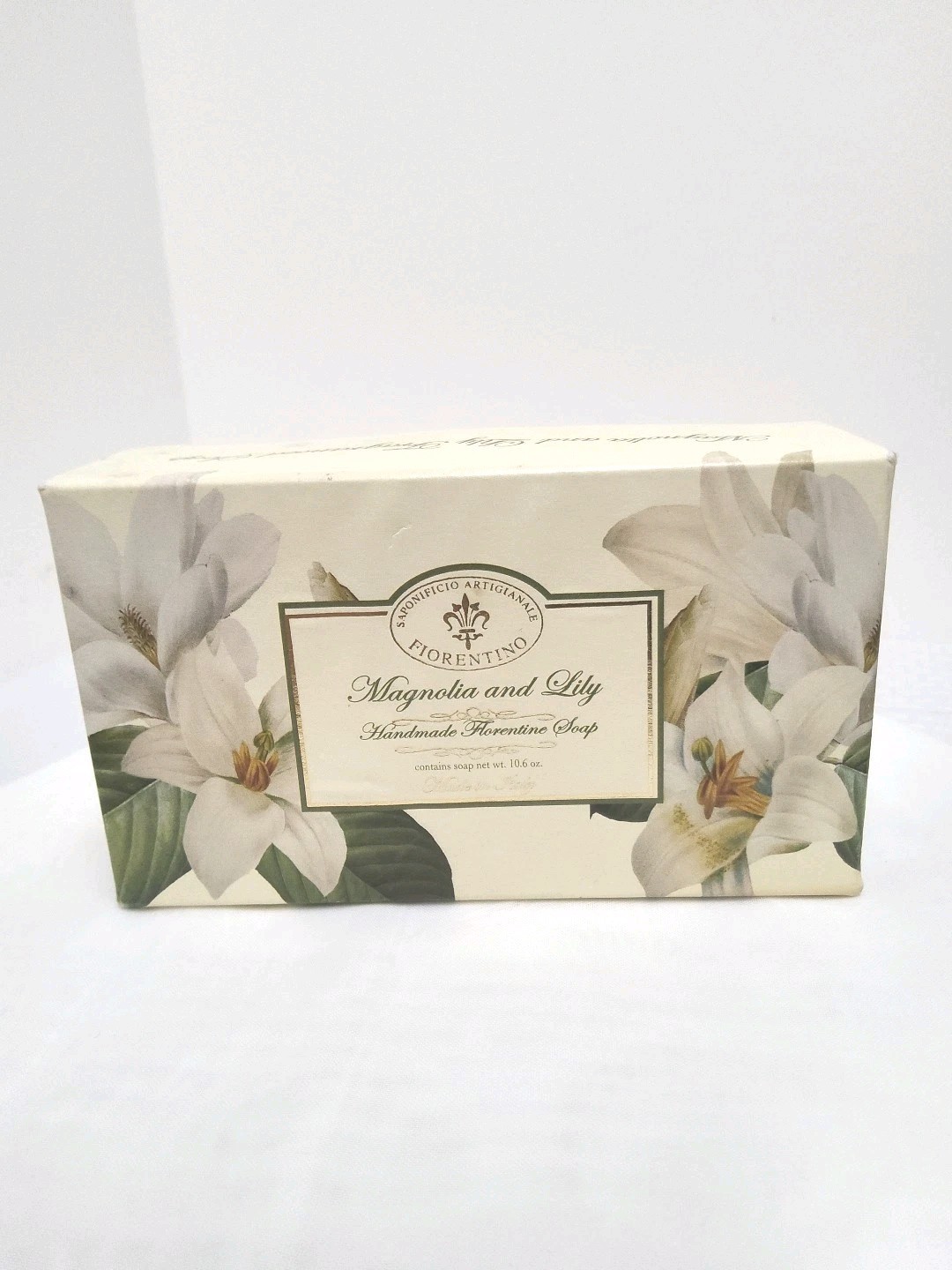 Saponificio Artiganale Magnolia and Lily Soap Handmade Bar 10.6 oz