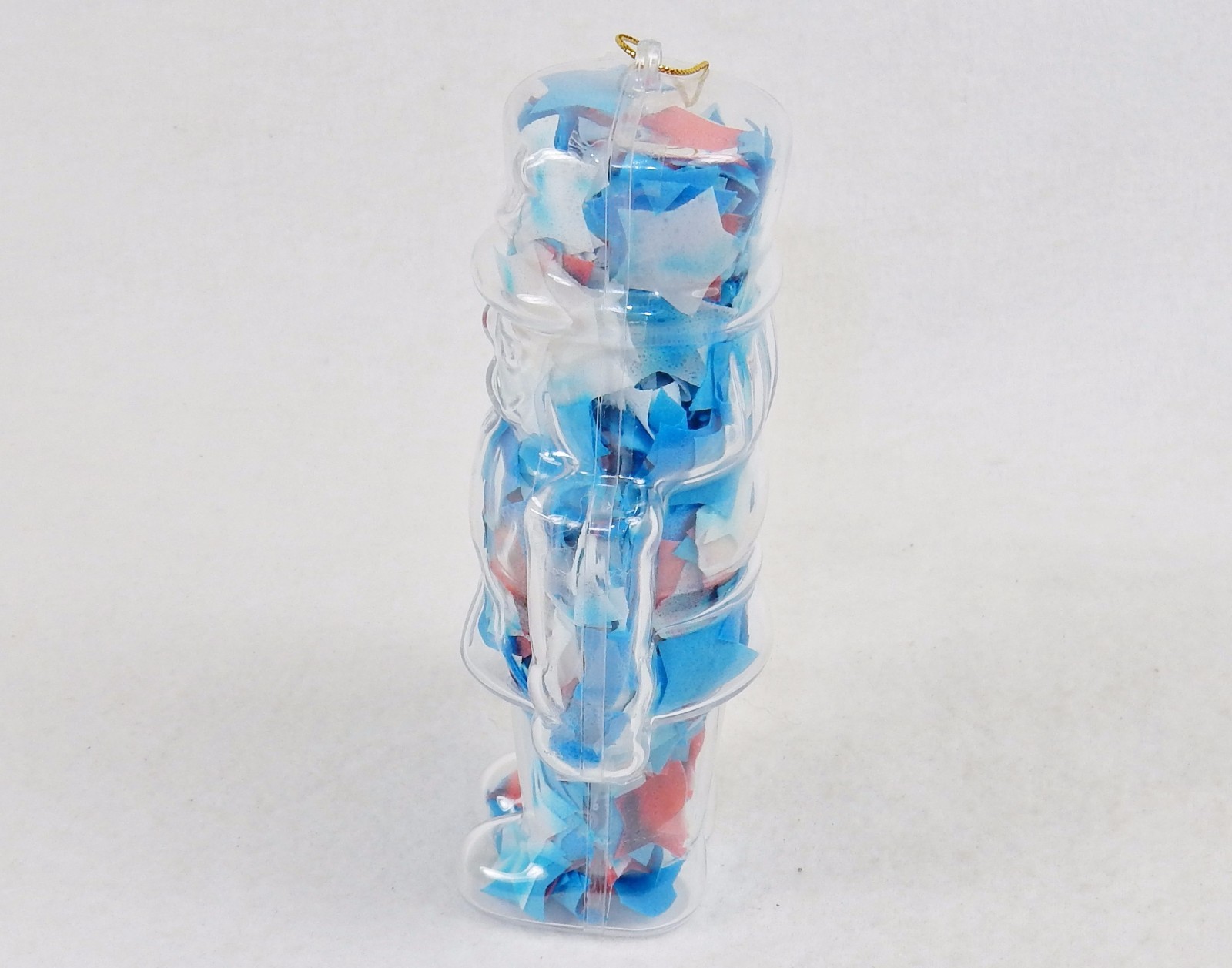 Toy Soldier Shape Bath Soap Ornament w/Colorful Confetti, Stocking Stuffer