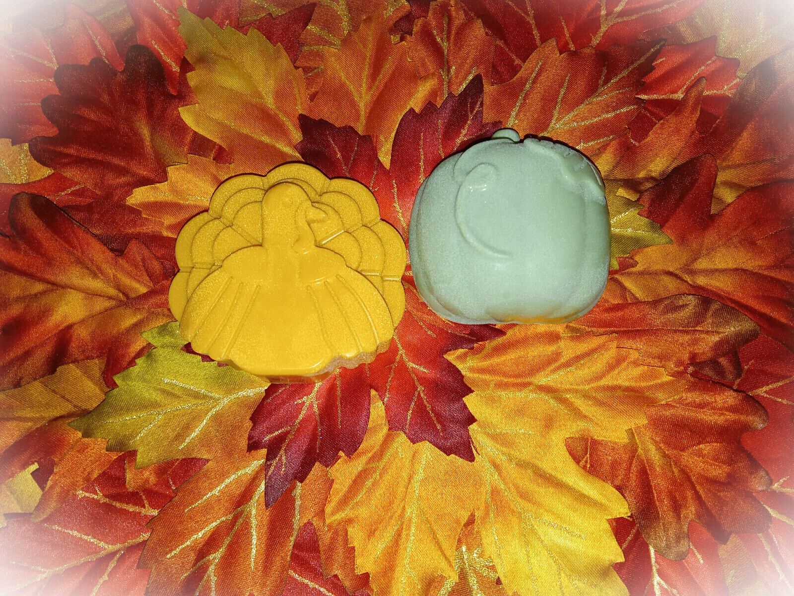 Turkey n Pumpkin Soap set, choice of soap type, scent, FREE ship, 180+ scents