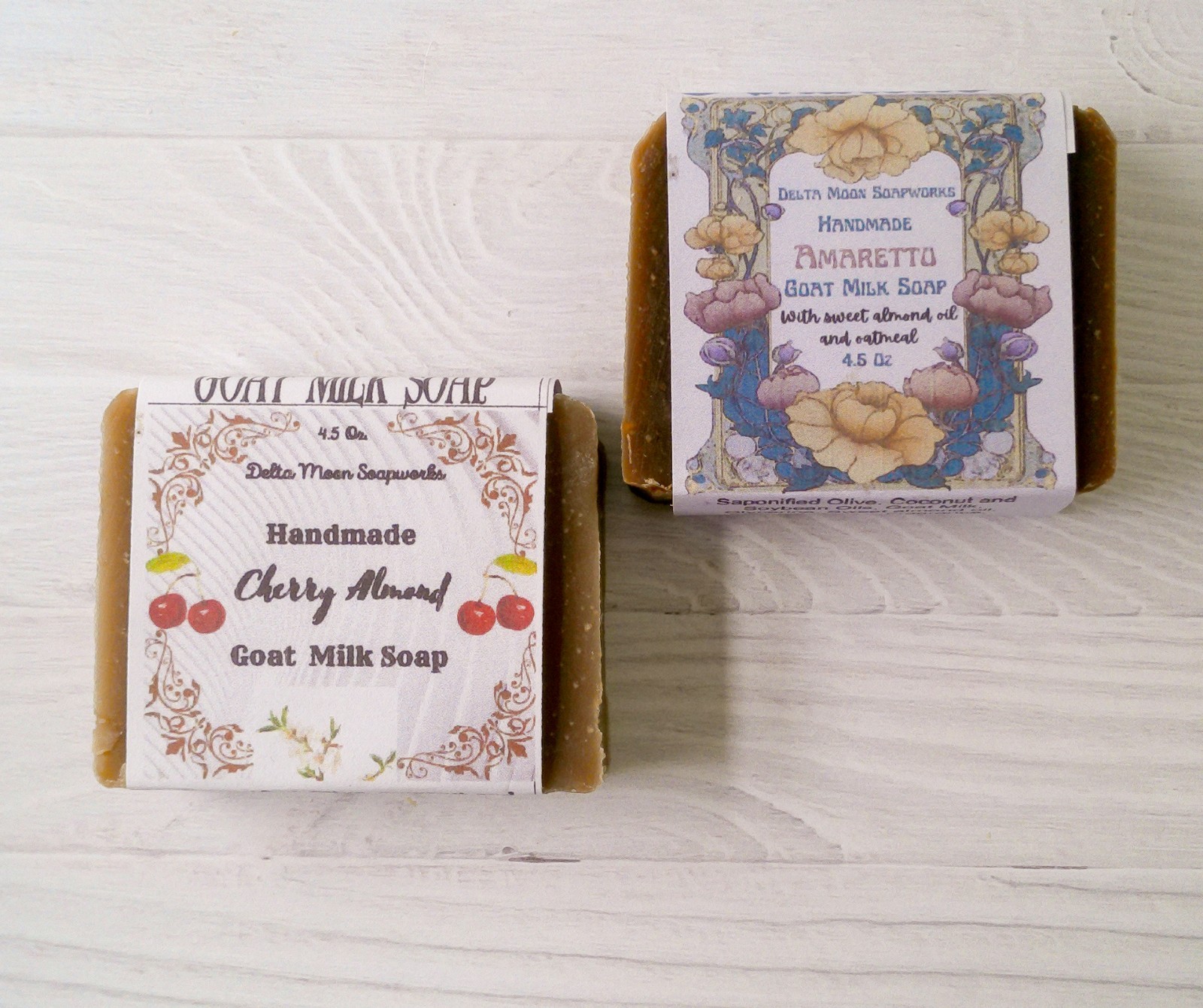 Lot Of 4 Sweet Goat Milk Soaps, + samples, ships fast