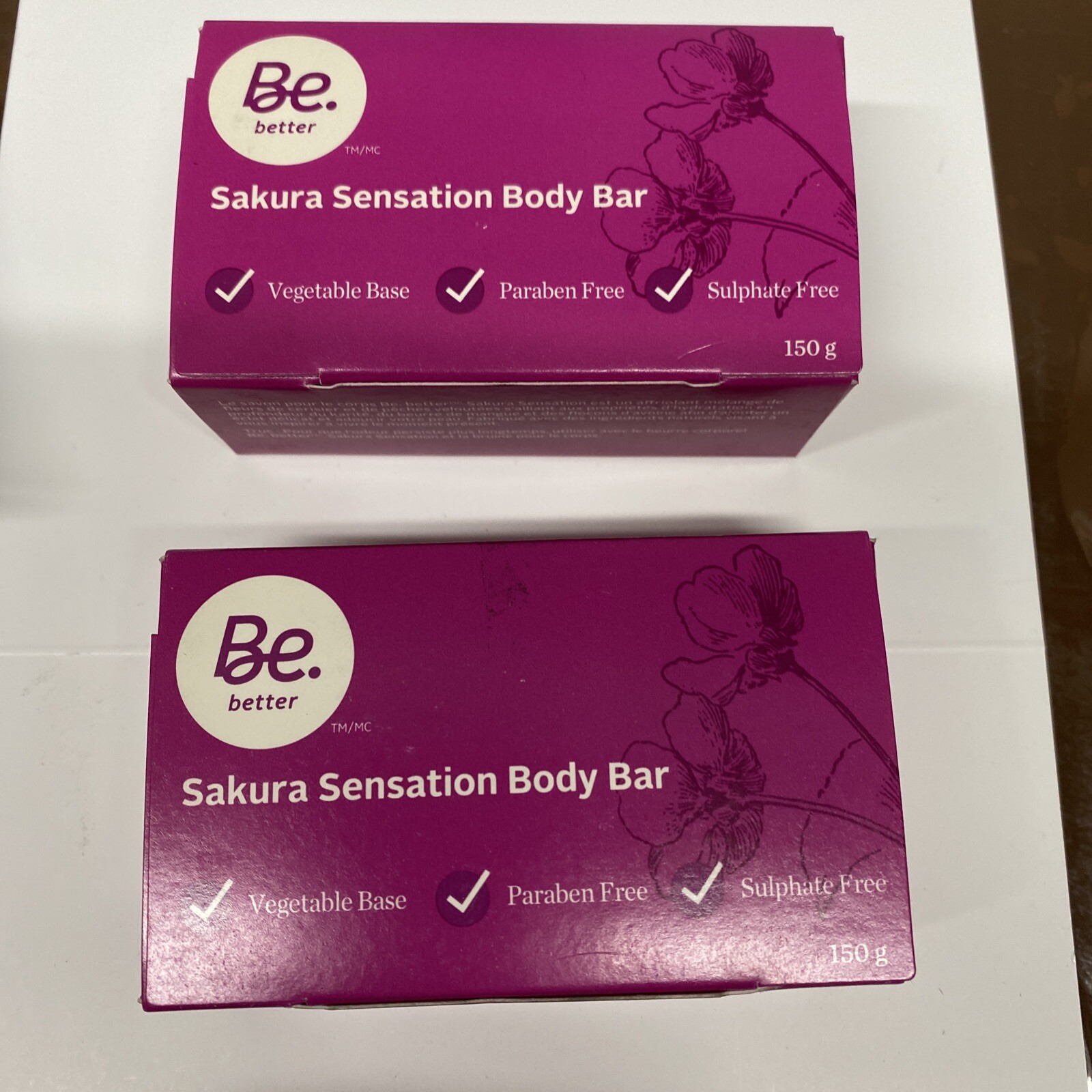 ( 2 bars ) Sakura Sensation Body Bar 150 g