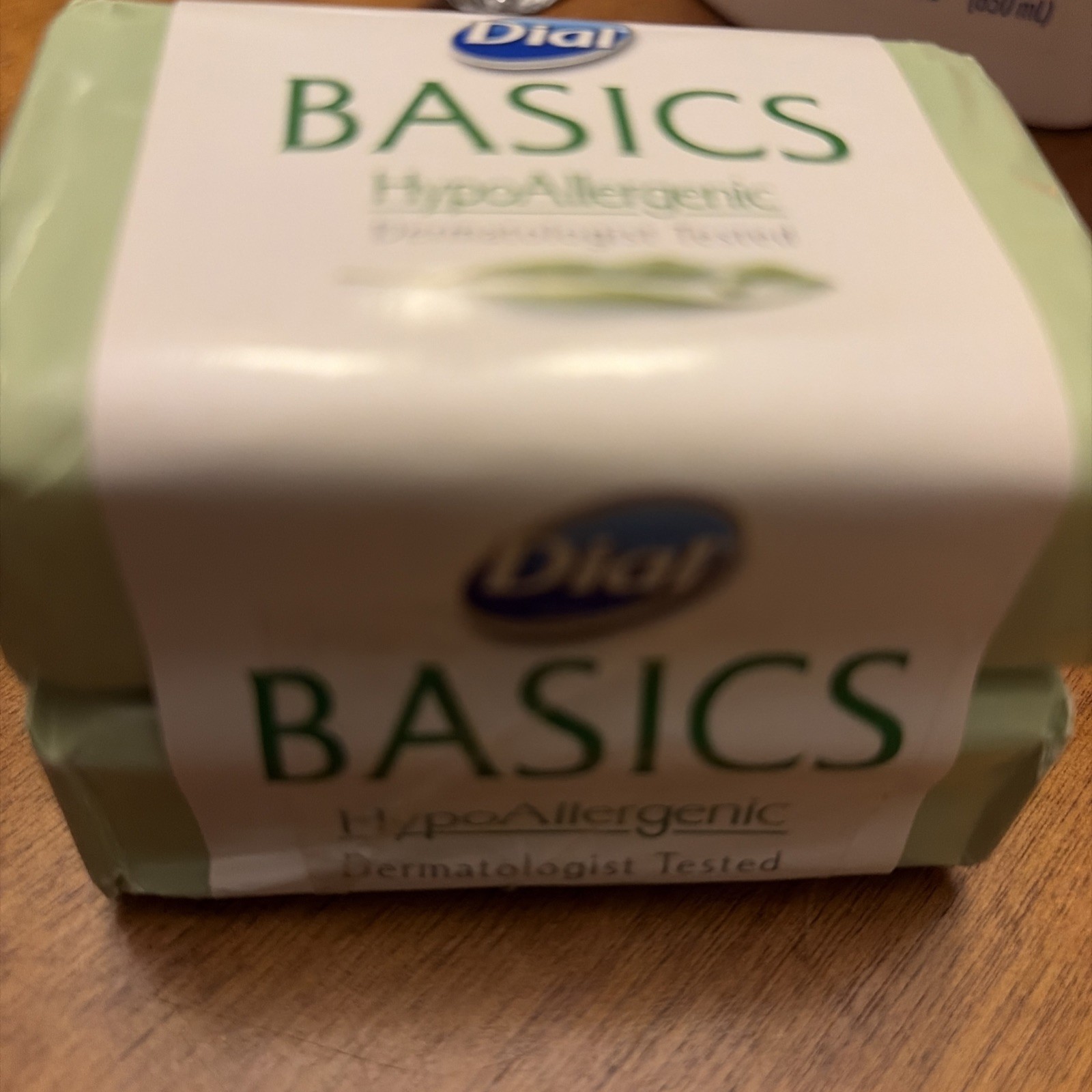 Dial Basics Hypo Allergenic Bar Soap 2 Bars Discontinued Damaged Label