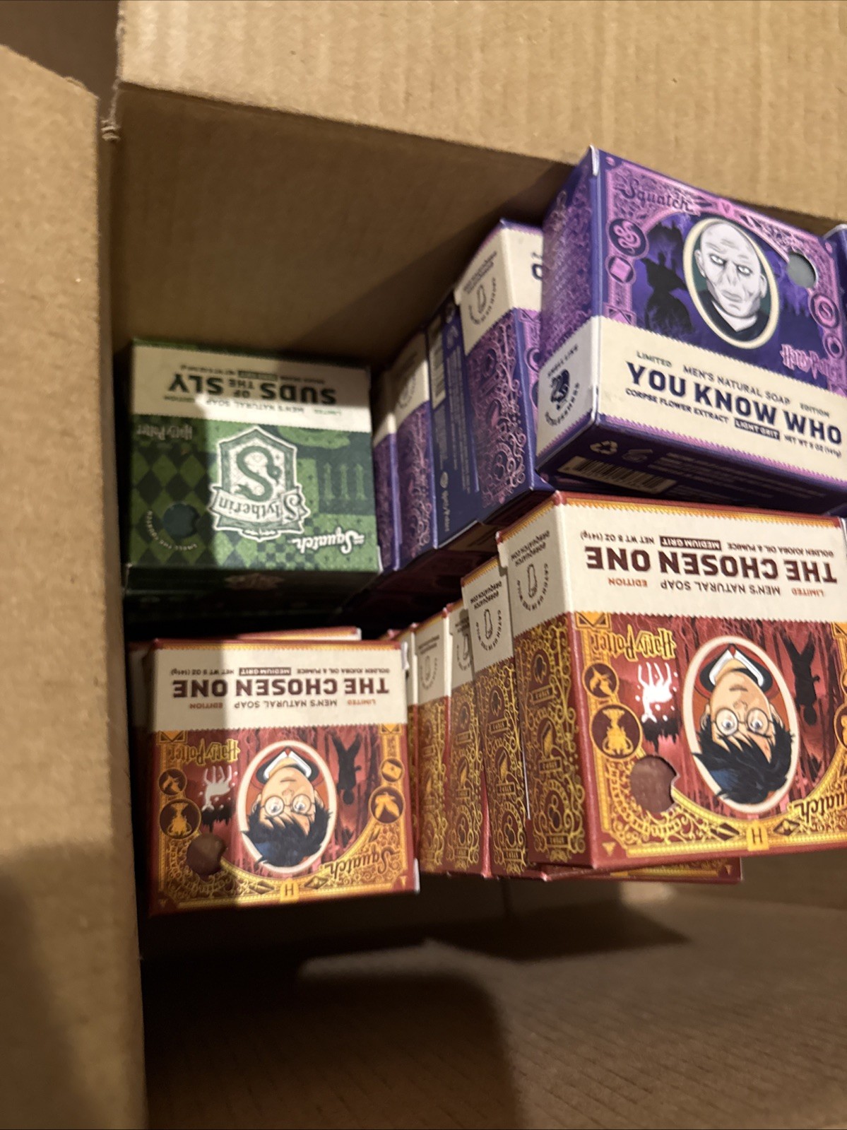 New Lot Of 56 Count Dr Squatch Harry Potter Limited Edition Natural Soaps Soap