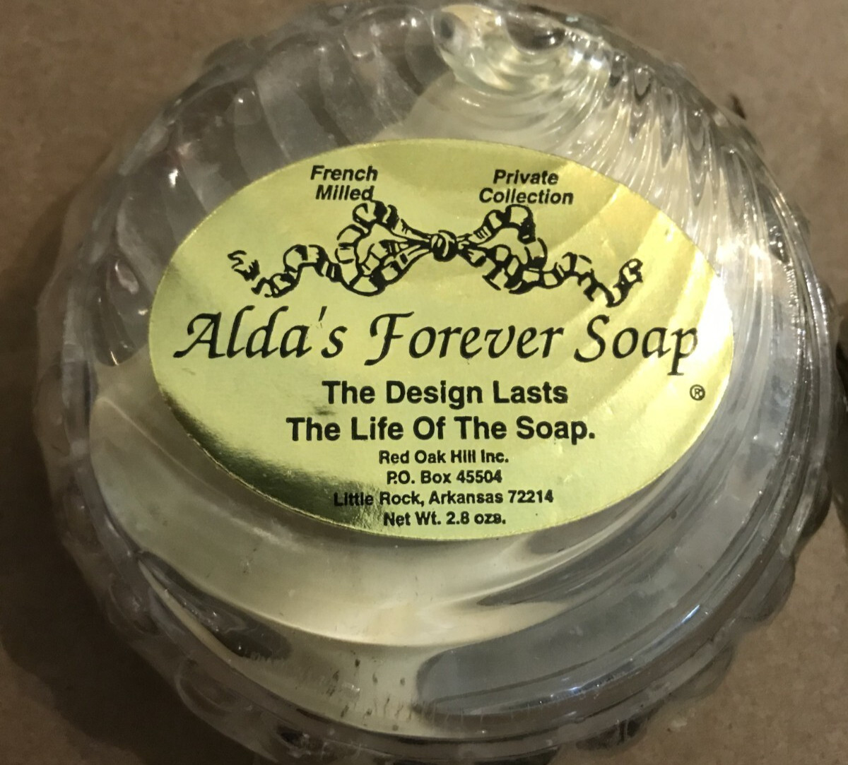 Set of 3 VINTAGE Aldas Forever 3 oz Soaps With Dish NEW Angel French Milled