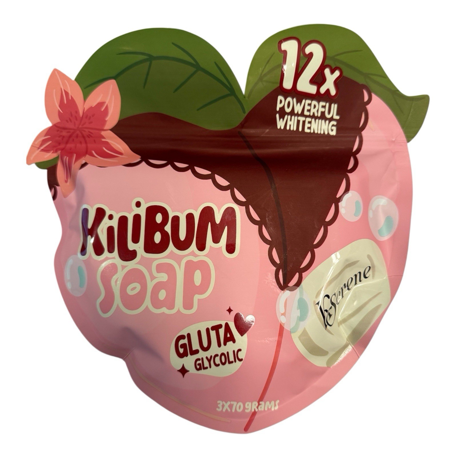 KSerene KiLiBUM Gluta Glycolic Soap 70g x 3 Bars