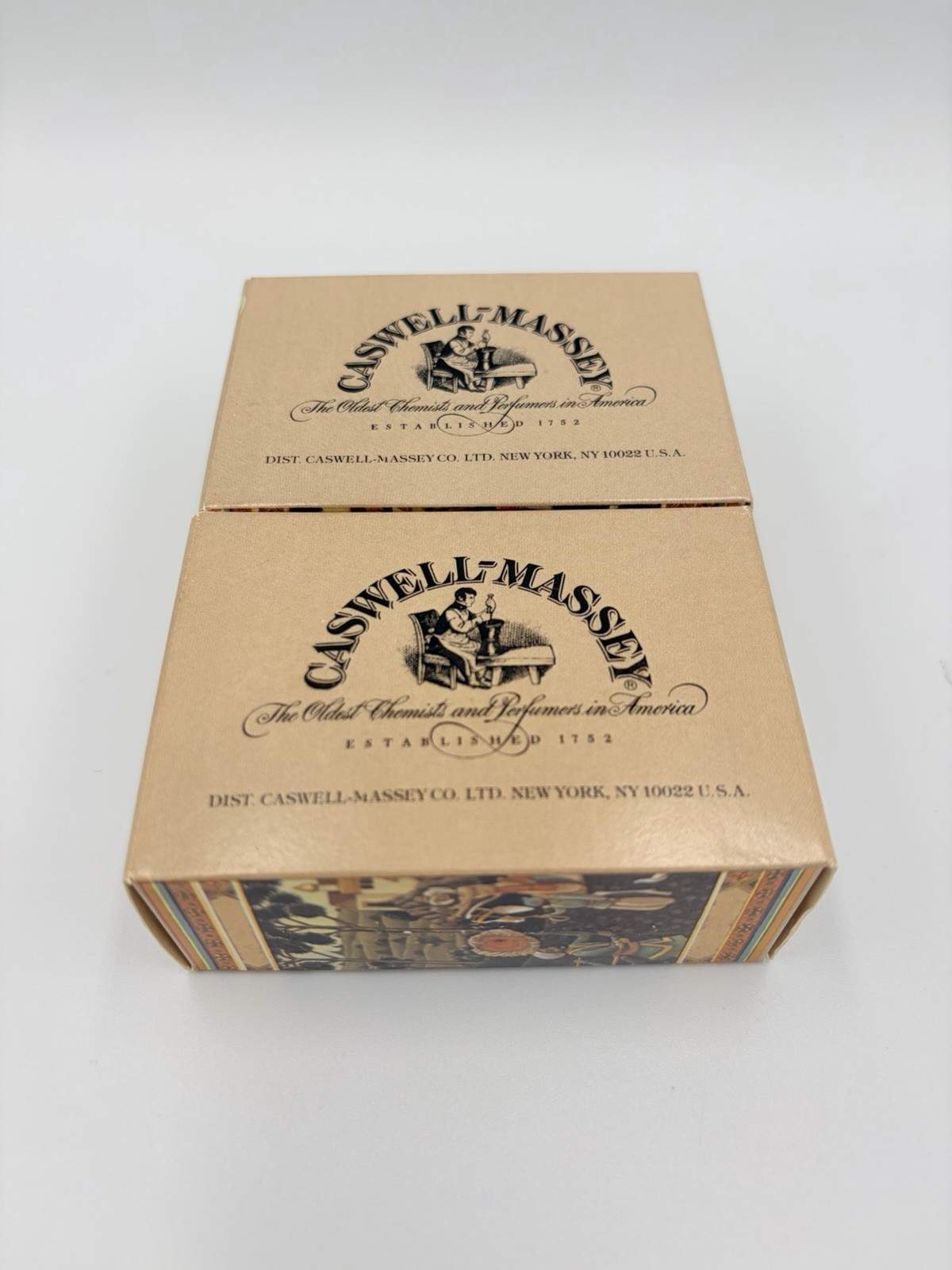 Caswell Massey Ginseng Soap Bar 3.25 Oz Vintage Lot of 2