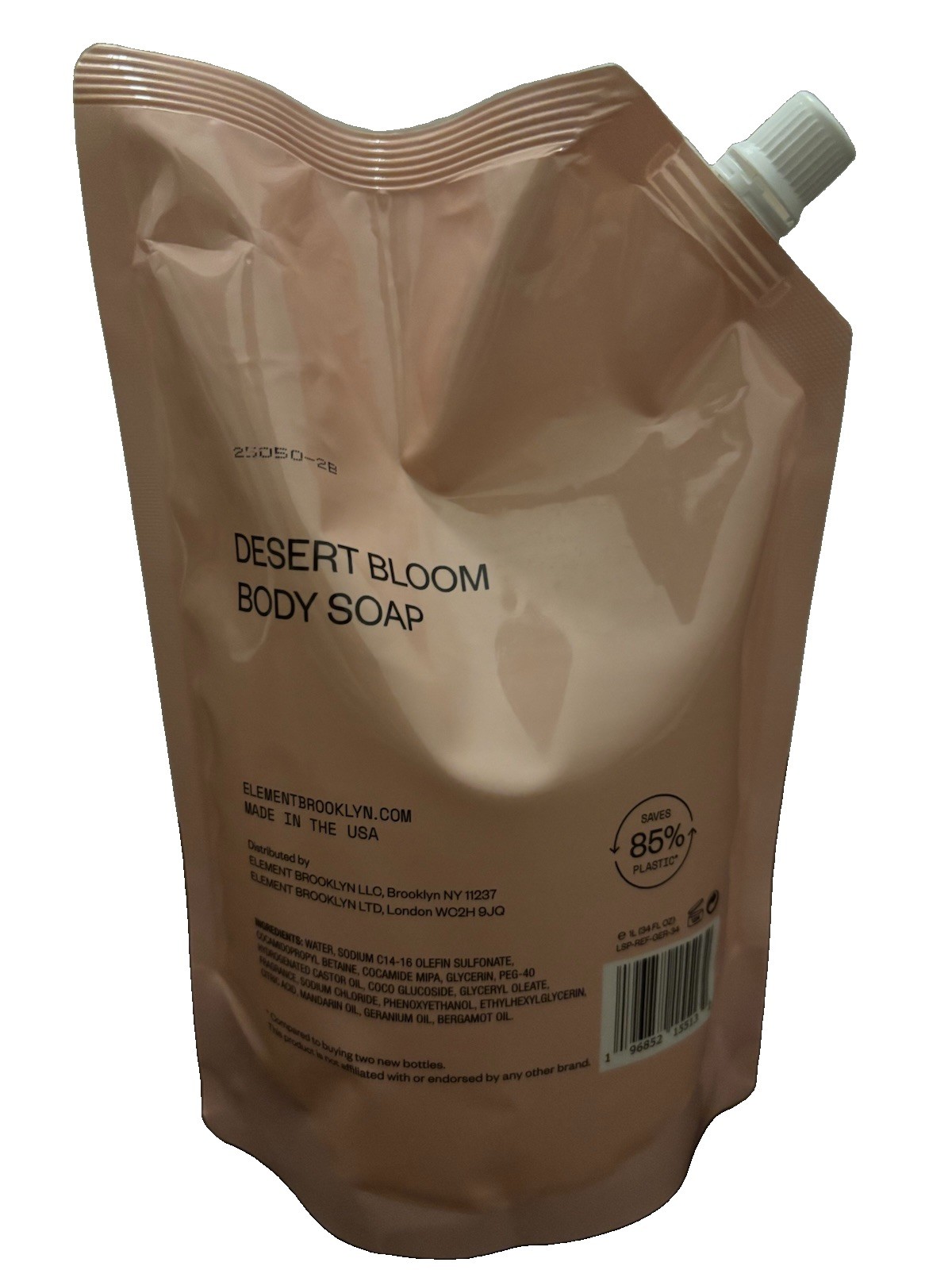 Element Brooklyn Desert Bloom Body Soap Aesop Geranium Leaf Made In USA