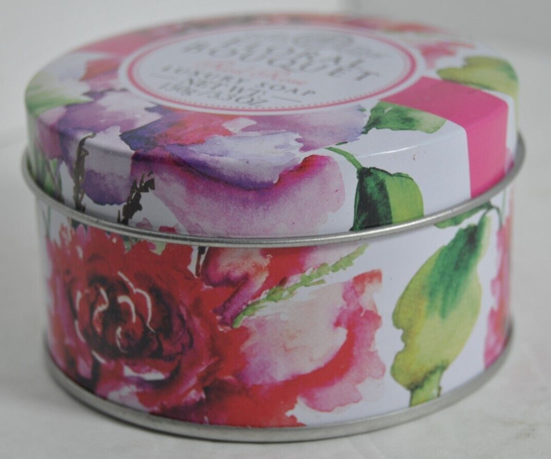 Lot of 2 Red Rose Luxury Soap 5.3oz & Dickens & Hawthorne Heart Shape Bath Bombs