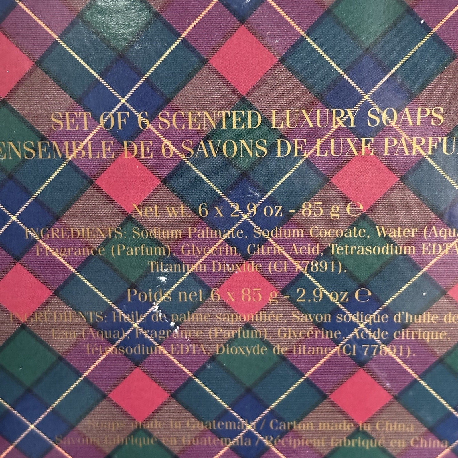 LAUREN RALPH LAUREN HOLIDAY SPICE SIX SCENTED LUXURY FACTORY SEALED SOAPS NIB