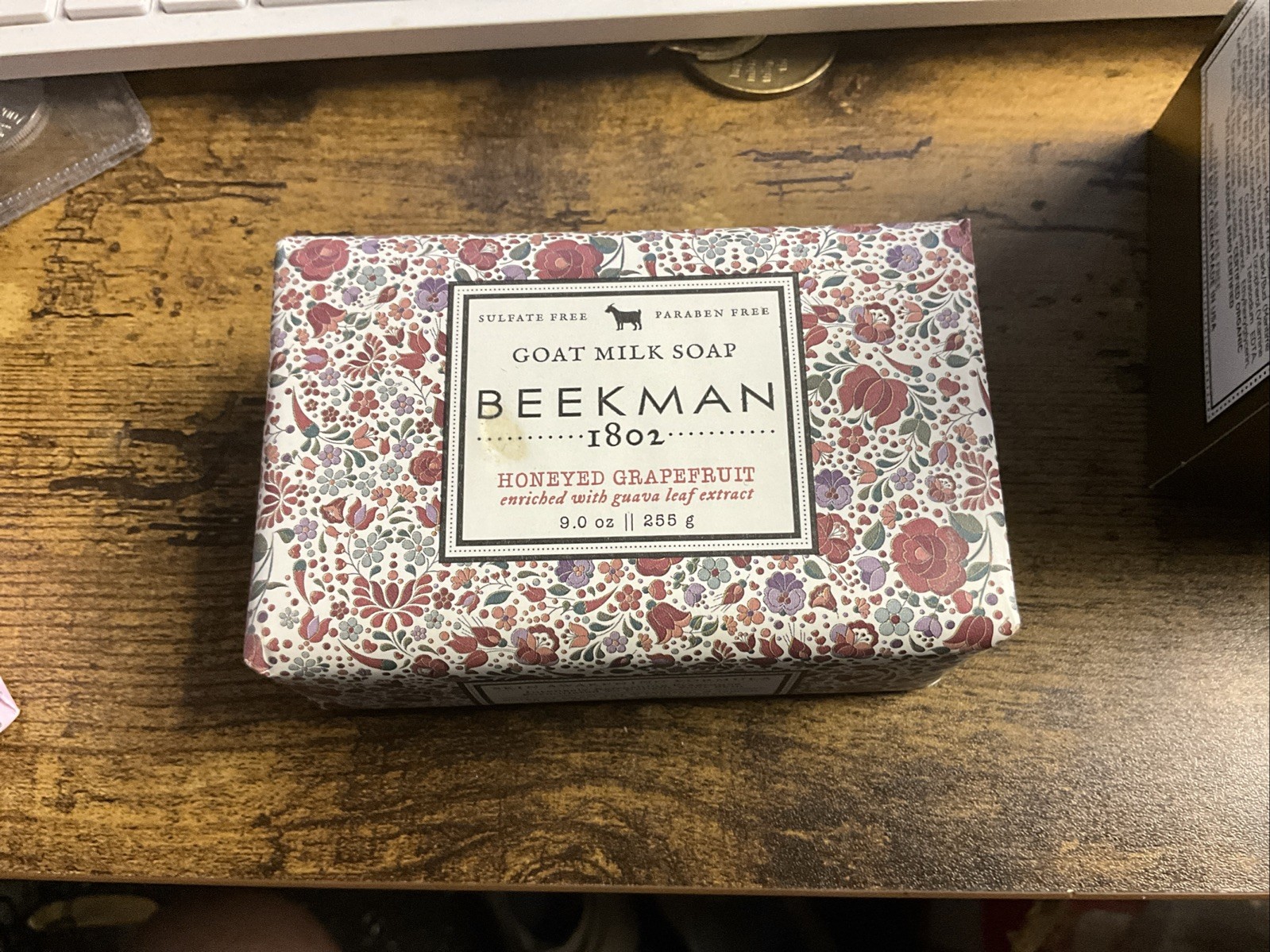 Beekman 1802 Goat Milk Soap Honeyed Grapefruit 9 oz Jumbo NEW SEALED Made in USA
