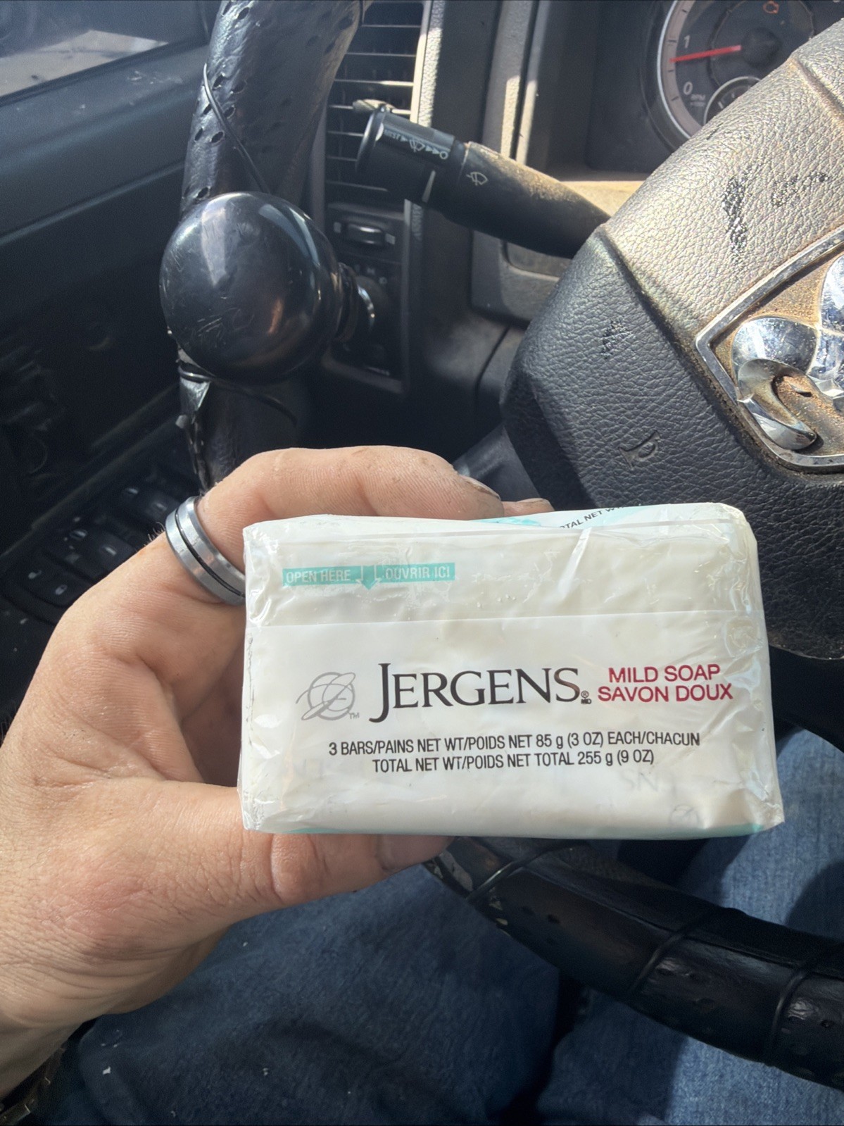 Jergens Mild Bar Soap Pure & Natural 3 Bars 3oz each