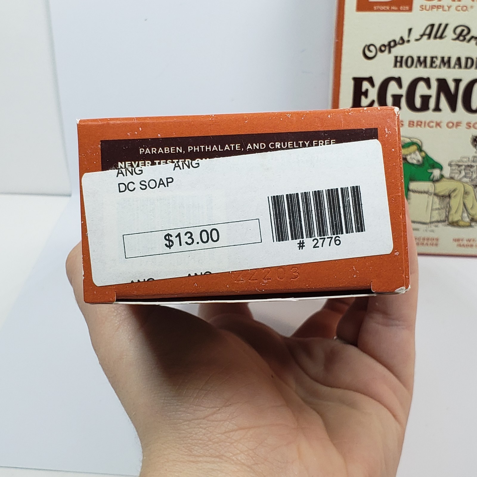 Duke Cannon Homemade Eggnog Big Ass Brick Soap 10oz Christmas Lot 2