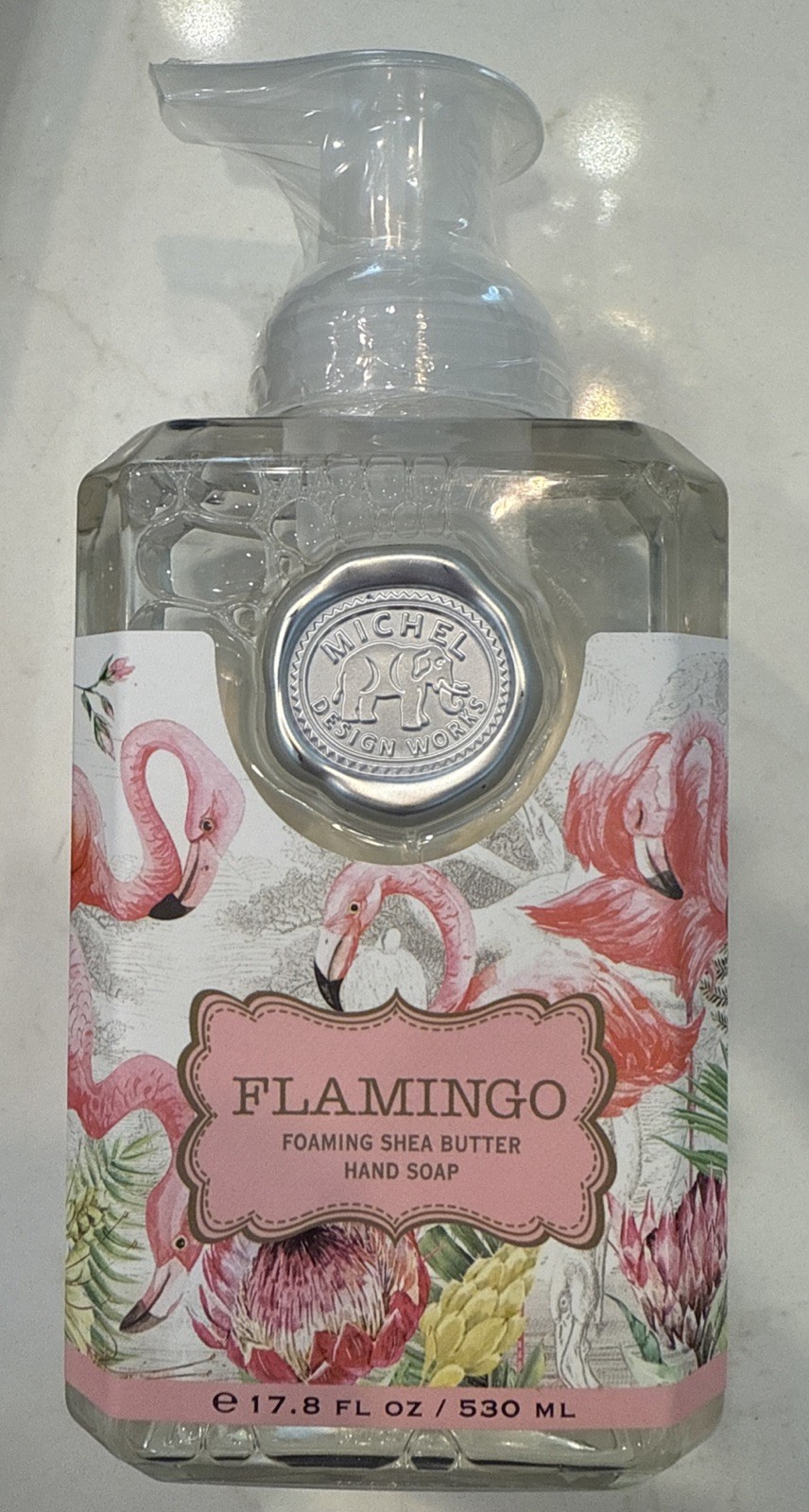 Michel Design Works SHEA BUTTER FOAMING HAND SOAP Flamingo 17.8 Oz