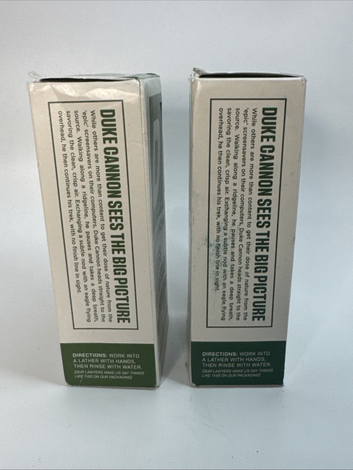 2x- Duke Cannon High Country A$$ Brick of Soap, 10oz EA – BRAND NEW