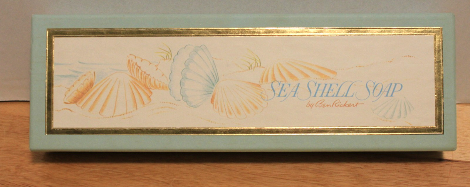 Ben Rickert Soaps Large Seashell Soap Bars Blue-Orange-Pink 6 Pack NEW IN BOX