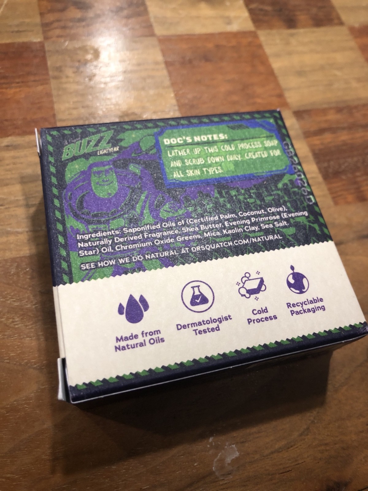 DR. Squatch Crypto Cleanse zero Grit Men’s Natural Soap – 5oz