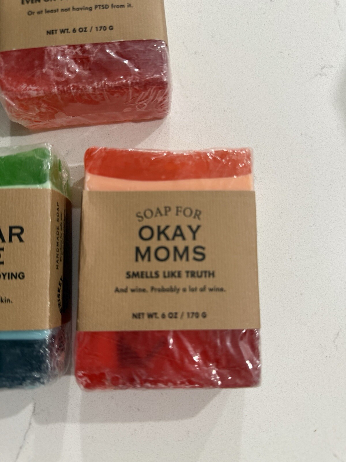 Soap For Grammar Police, Teacher And Okay Moms Soap Lot Of 3