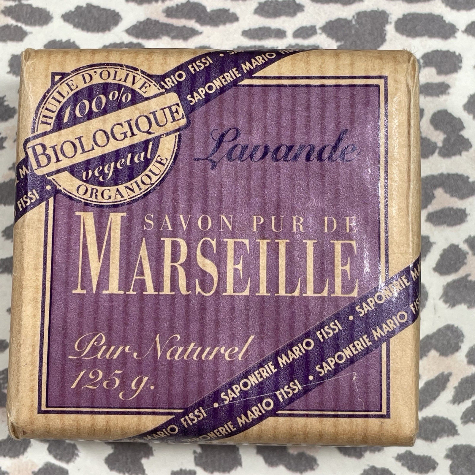 Saponerie Mario Fissi “Savon Pur de Marseille” 3 Soap Bars Size 4.4 oz Each