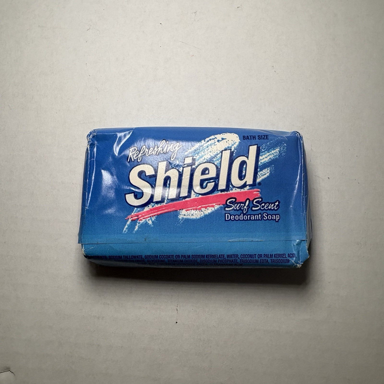 1 Bar Vintage 90’s Shield 5oz Bar Soap Surf Scent Refreshing Deodorant Soap