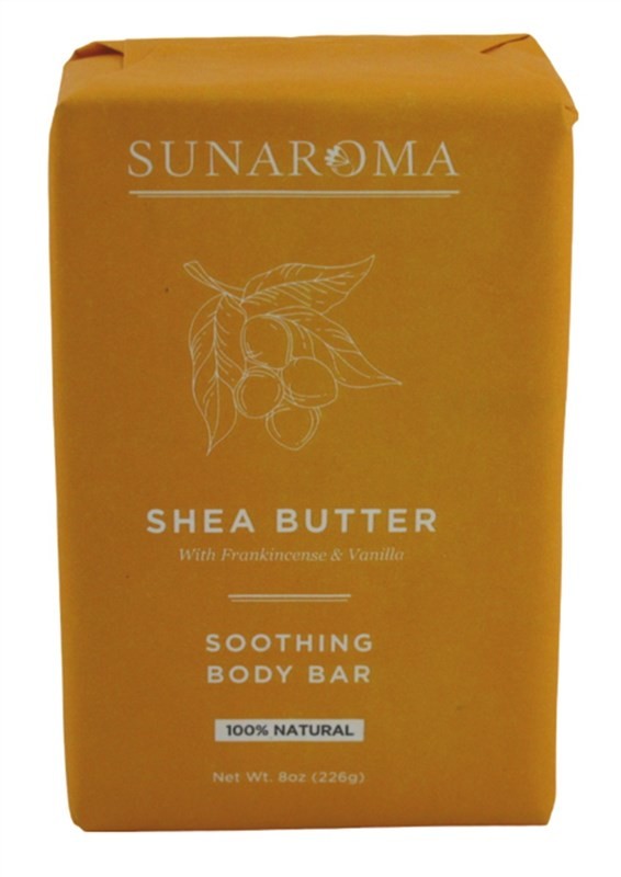 Sunaroma Soap Bar Shea Butter 8 Ounce