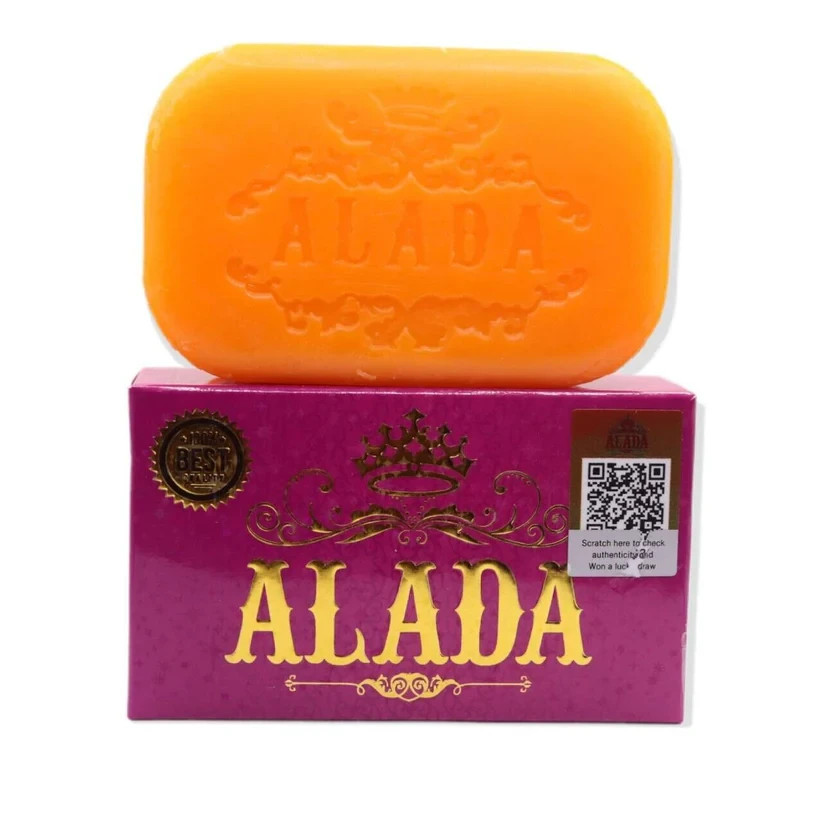 ALADA Whitening Soap Body Naturally Brightenin &Natural Extract Face 160g x 30