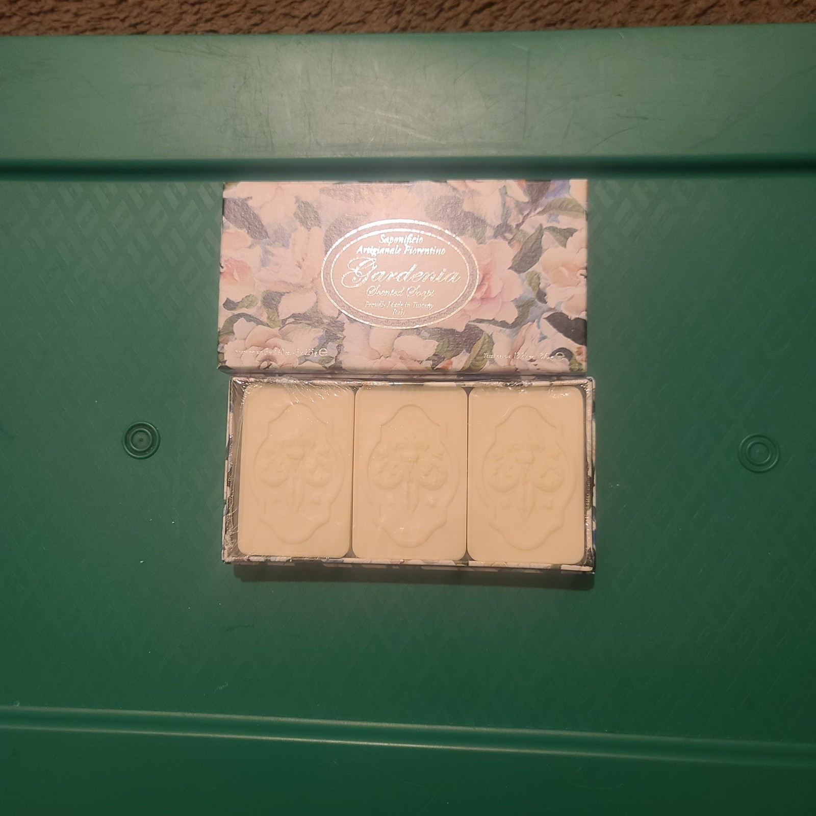 2-Pack Saponificio ~ Gardenia Scented Bar Soap from Italy 6 bars 4.40 oz Each