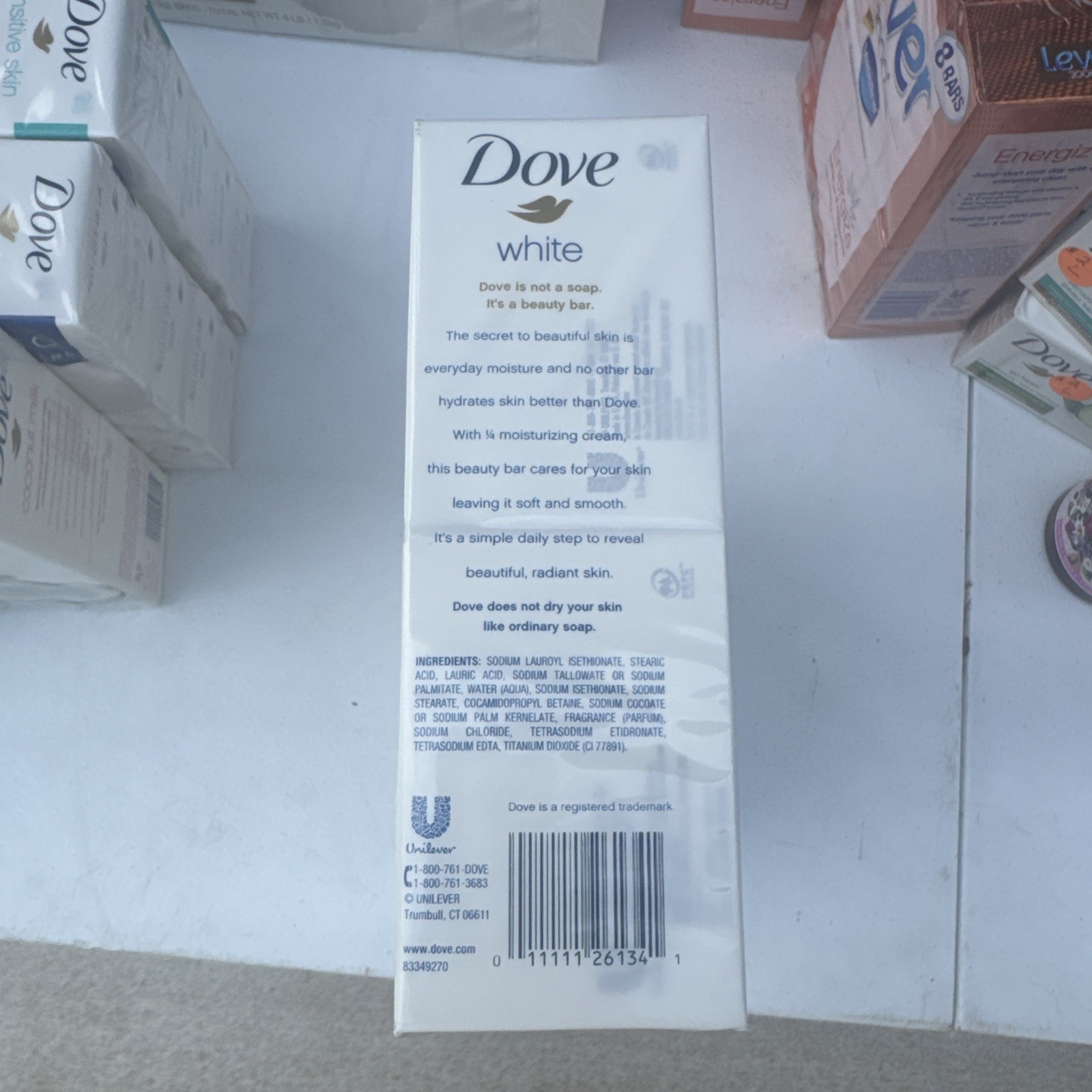 Dove Beauty Bar, White 4 oz, 16 Bars