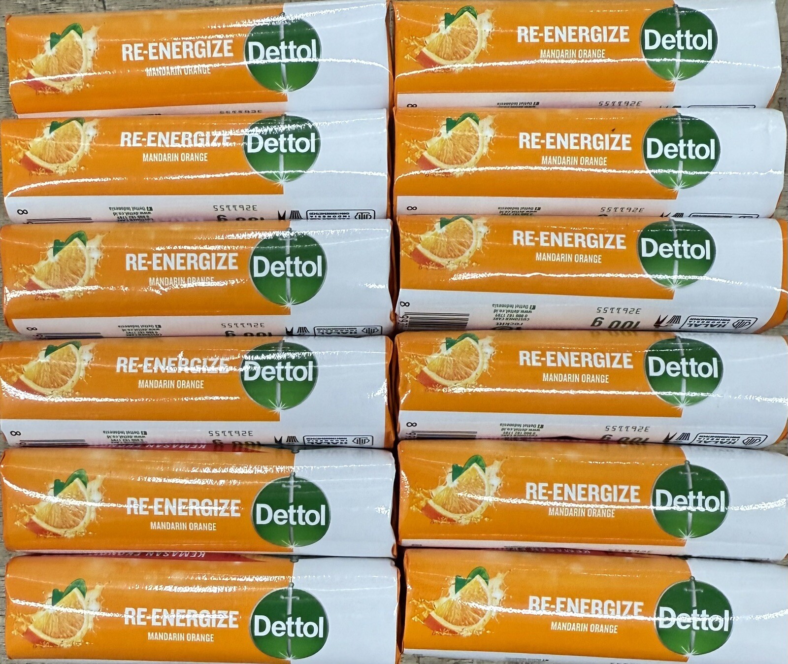 12pc Dettol Fresh Bar Soap, 100 gm Free Shipping