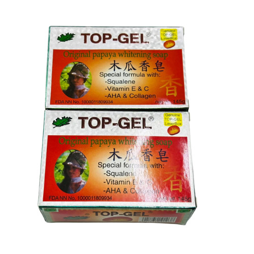 1pcs x 145g Top Gel Original Papaya Whitening Soap- FREE SHIPPING