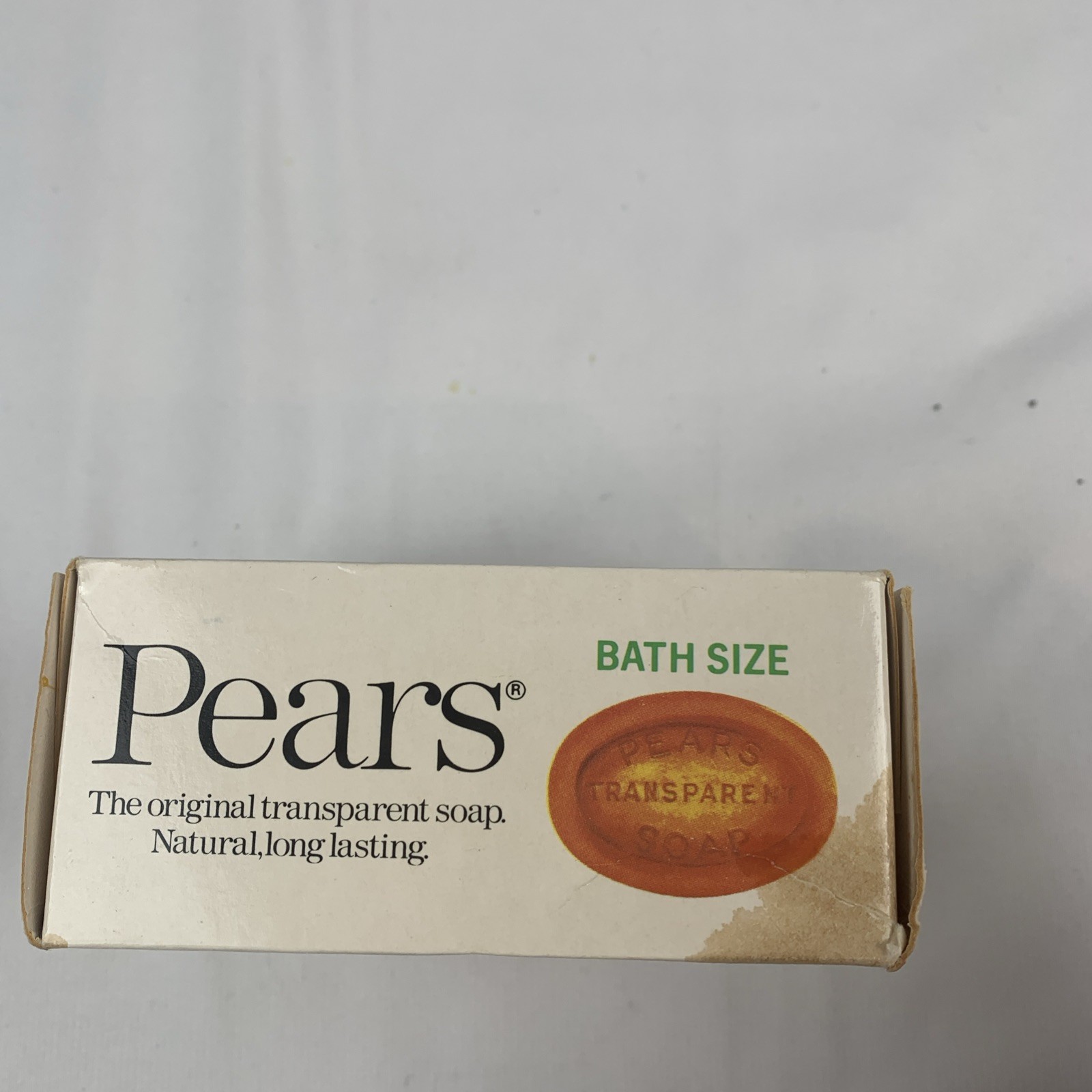 Vtg Bath Size Pears Transparent Soup NIP Original Price Sticker From Osco 4.4 Oz