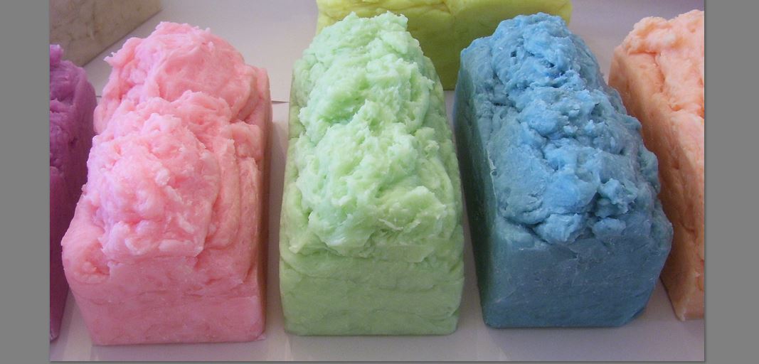 HANDMADE SHEA BUTTER SOAP LOAF 2lbs ARGAN OIL SOAP ~ Pretty Peachy Scent