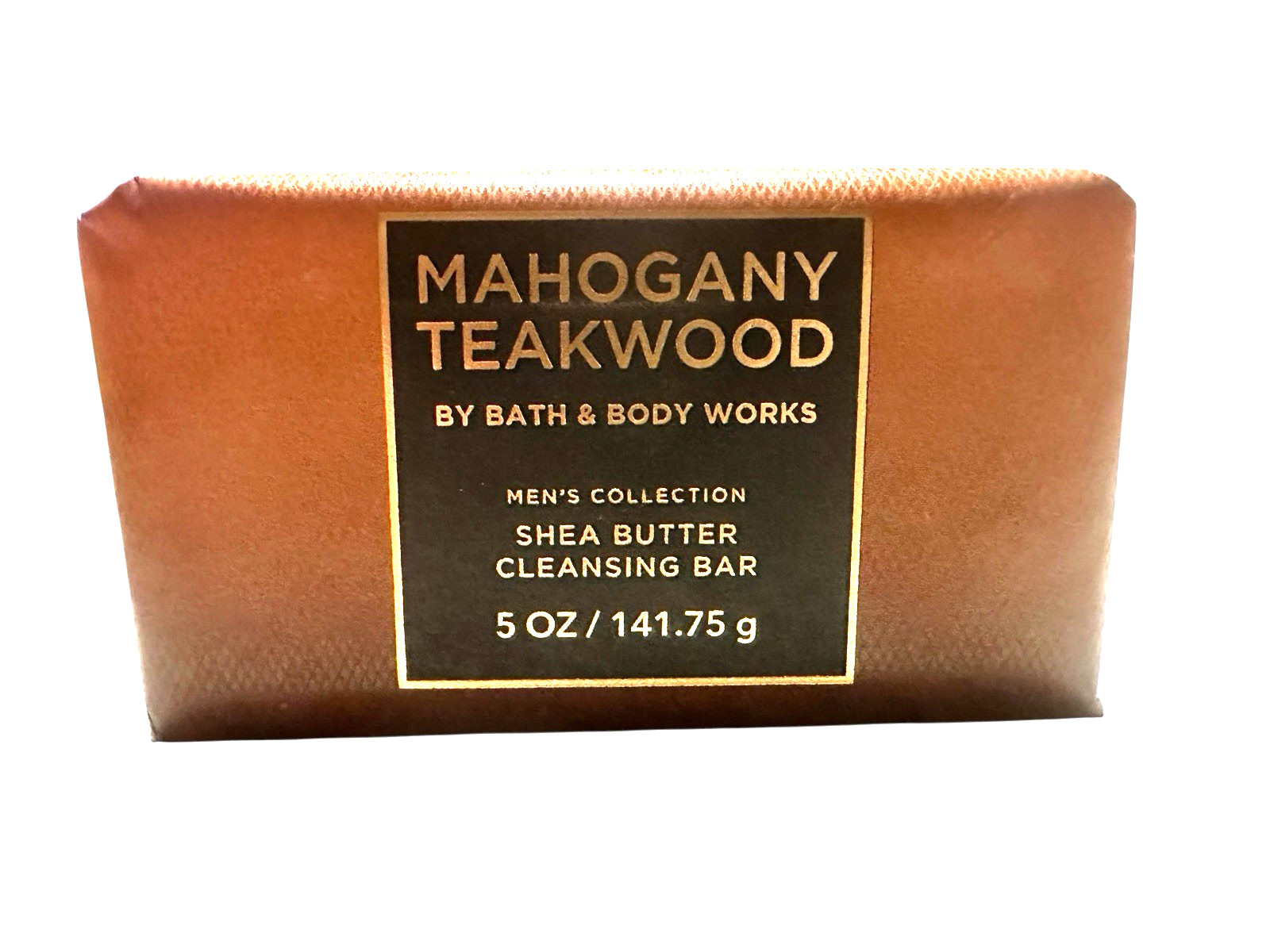 Bath & Body Works Mahogany Teakwood Shea Butter Cleansing 5 oz Body Bar Soap