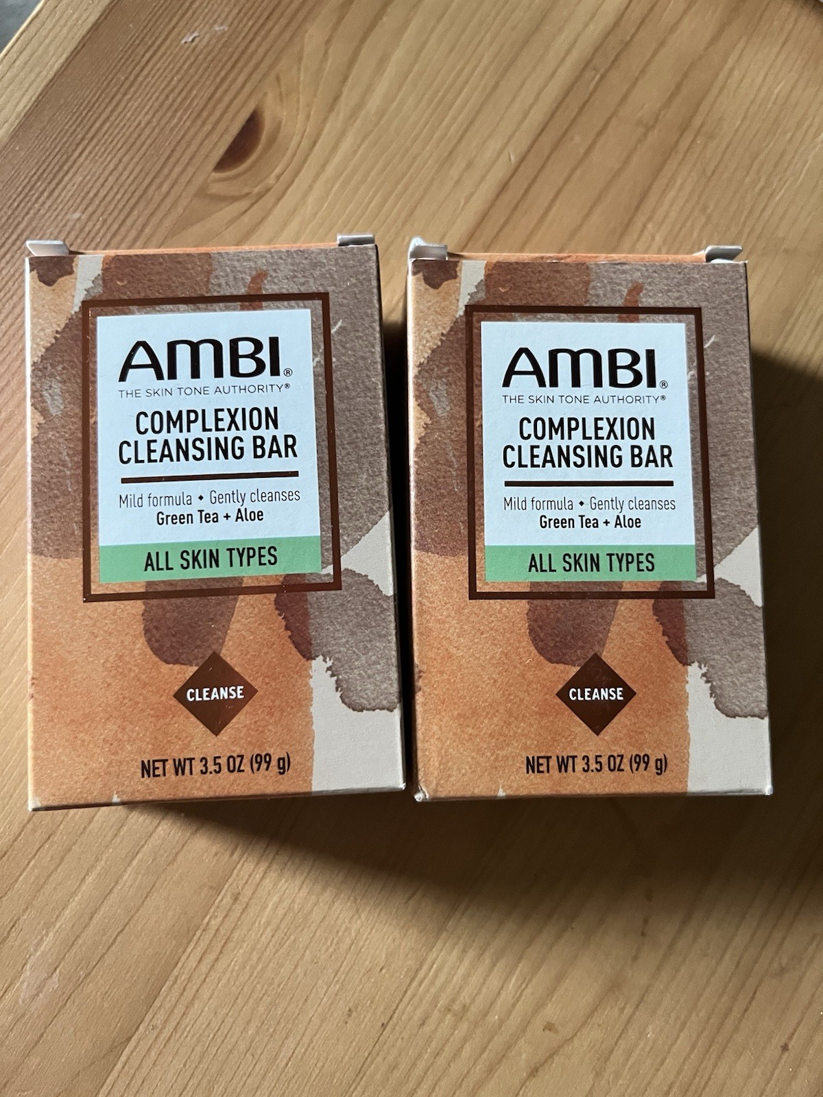 2 bars AMBI Complexion Cleansing Bar Mild Gentle Soap 3.5 oz