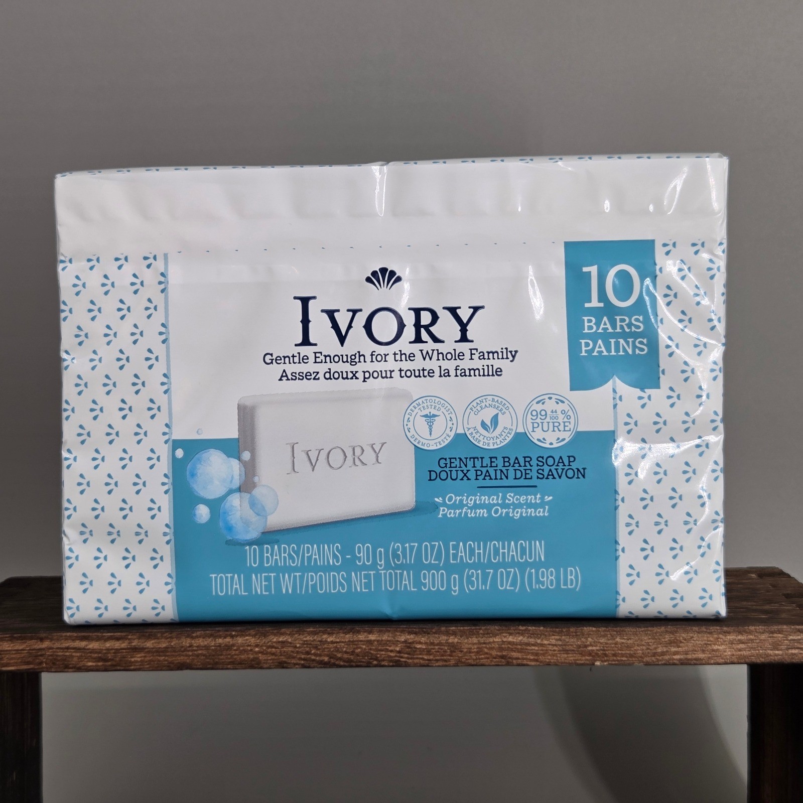 Ivory Bar Soap Unisex 20 Bars Original Scent Gentle Pure Clean Bulk Pack