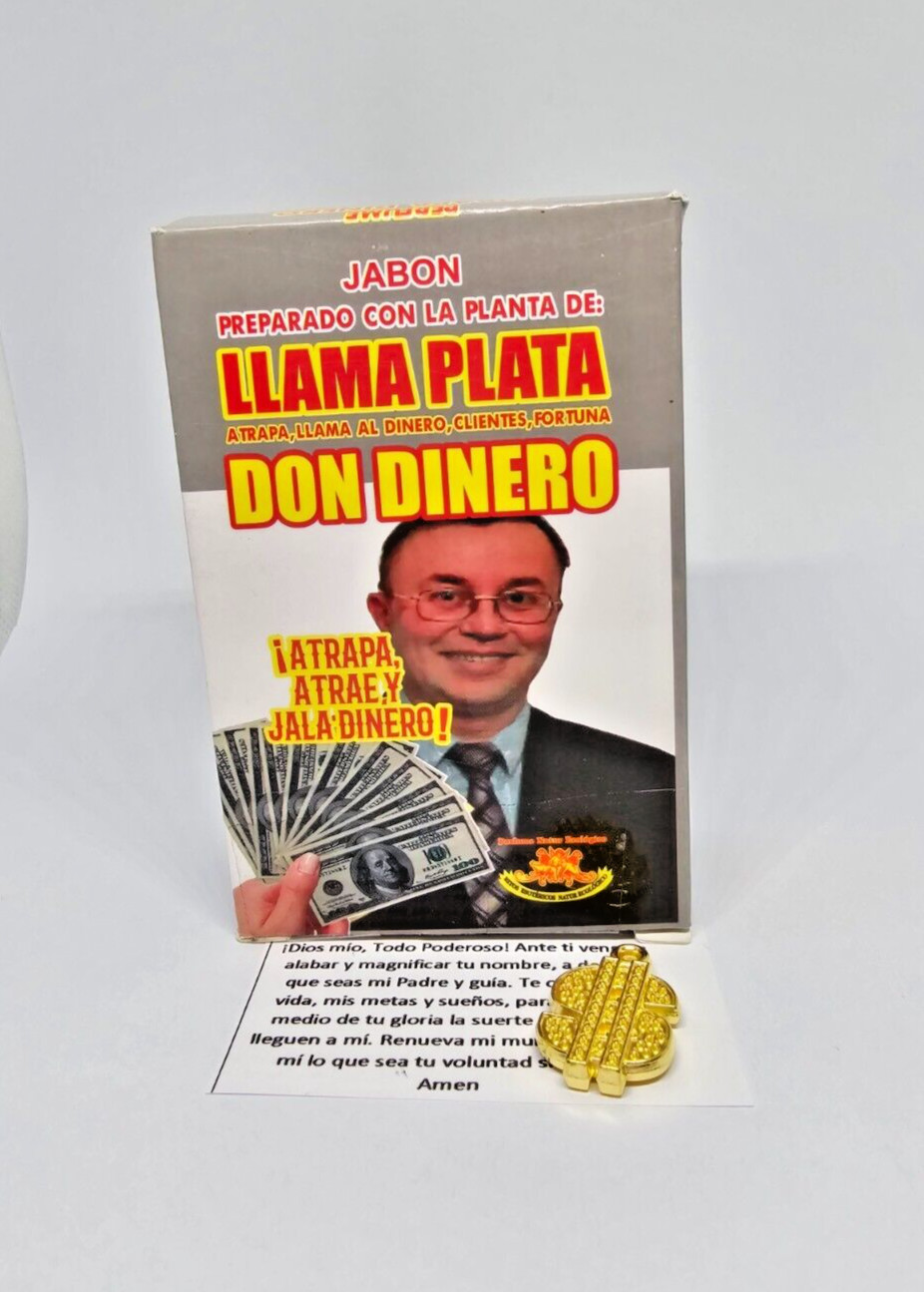 JABON LLAMA PLATA Atrapa llama al dinero cliente GRATIS incienso amuleto oracion