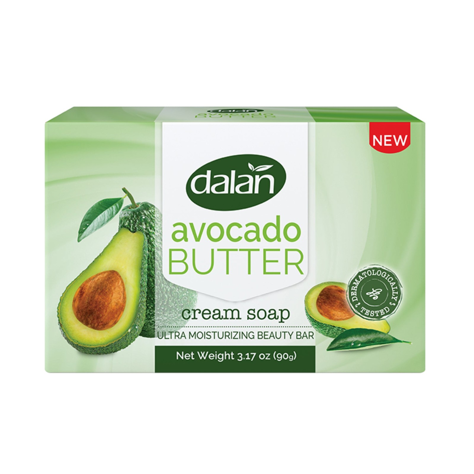 Dalan Avocado Butter Cream Soap Bar, 3 Bars x 3.17oz Each