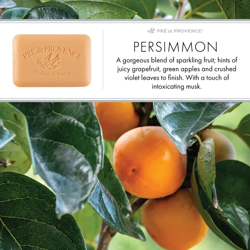 Persimmon – Pre de Provence – French Bar Soap – Pure Vegetable Oil -250g / 8.8oz