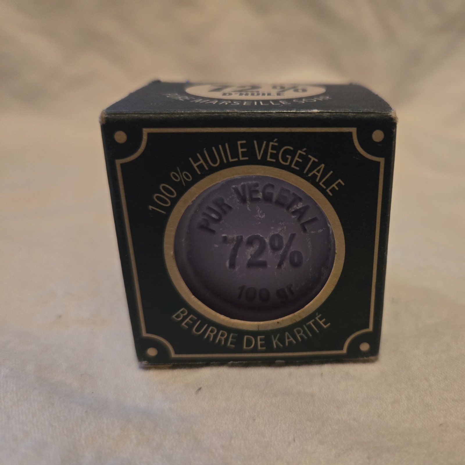Savon de Marseille 72% D’Huile Lavender Soap Made In France 100g