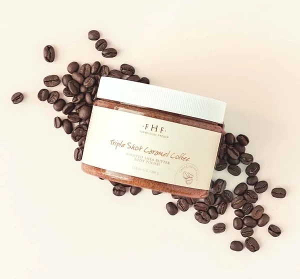 Farmhouse Fresh Triple Shot Caramel Coffee Body Polish 13.6oz 41041321 Fast Ship