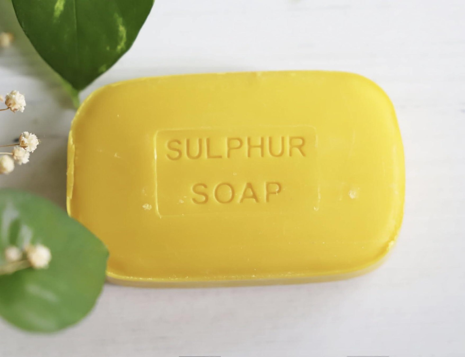 Lanman & Kemp Sulfur Soap Bar, Sulphur Soap, Jabon de Azufre 3.3 Oz (Pack of 4)